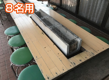 8名用テーブル