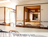Group B cabin's room